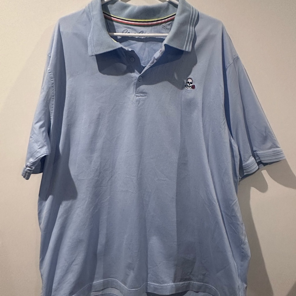 Robert Graham Sky Blue Polo Shirt